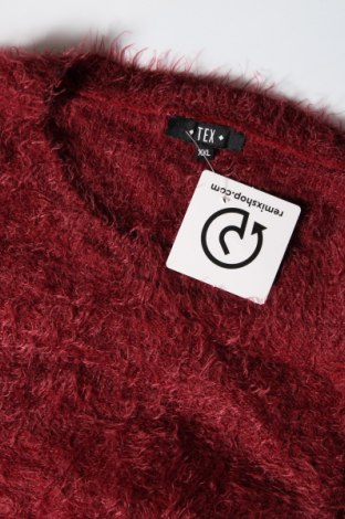 Дамски пуловер Tex, Размер XXL, Цвят Червен, Цена 8,12 лв.