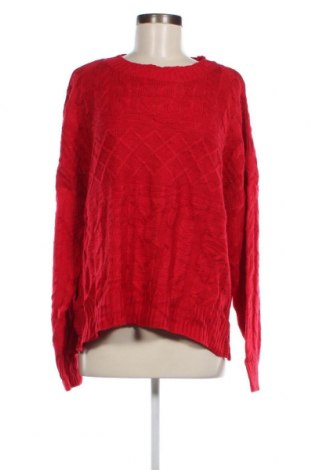 Γυναικείο πουλόβερ Time and tru, Μέγεθος XL, Χρώμα Κόκκινο, Τιμή 6,28 €