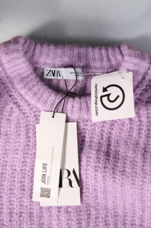 Damenpullover Zara, Größe S, Farbe Lila, Preis 27,62 €