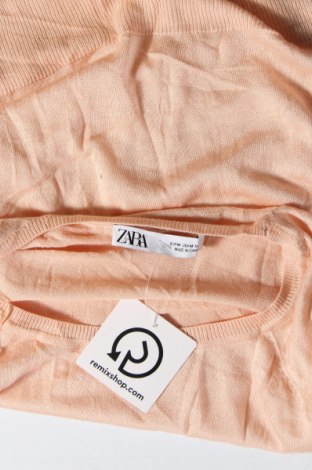 Дамски пуловер Zara, Размер M, Цвят Бежов, Цена 6,40 лв.