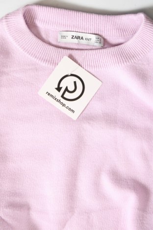 Дамски пуловер Zara Knitwear, Размер S, Цвят Розов, Цена 5,20 лв.