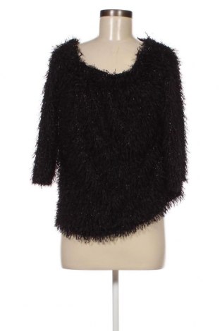 Дамски пуловер Zara Knitwear, Размер L, Цвят Черен, Цена 24,30 лв.