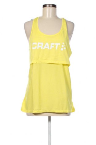 Damen Sporttop Craft, Größe L, Farbe Gelb, Preis 8,89 €