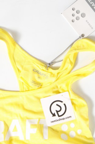Γυναίκειο αθλητικό τοπ Craft, Μέγεθος M, Χρώμα Κίτρινο, Τιμή 8,89 €