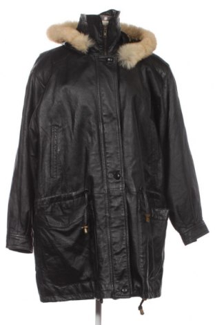 Γυναικείο δερμάτινο μπουφάν, Μέγεθος XL, Χρώμα Μαύρο, Τιμή 37,76 €