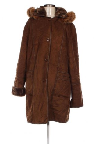Γυναικείο παλτό, Μέγεθος XL, Χρώμα Καφέ, Τιμή 6,62 €