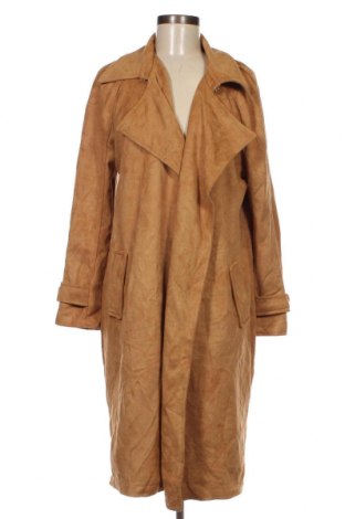 Дамско палто, Размер L, Цвят Бежов, Цена 24,32 лв.