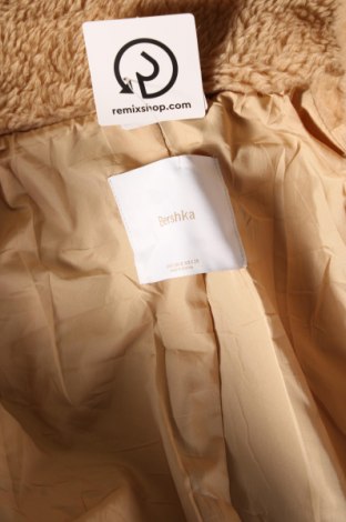 Palton de femei Bershka, Mărime S, Culoare Bej, Preț 105,59 Lei