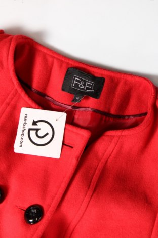 Damenmantel F&F, Größe M, Farbe Rot, Preis 5,96 €