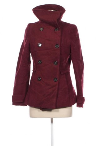 Дамско палто H&M, Размер S, Цвят Червен, Цена 11,77 лв.