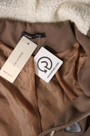 Γυναικείο παλτό Made In Italy, Μέγεθος S, Χρώμα Καφέ, Τιμή 17,73 €