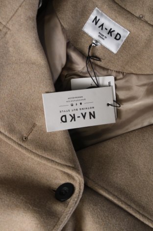 Γυναικείο παλτό NA-KD, Μέγεθος M, Χρώμα Καφέ, Τιμή 43,12 €