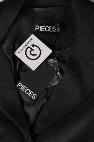 Dámsky kabát  Pieces, Veľkosť S, Farba Sivá, Cena  13,49 €