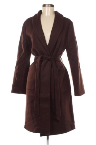 Γυναικείο παλτό Pieces, Μέγεθος L, Χρώμα Καφέ, Τιμή 19,10 €