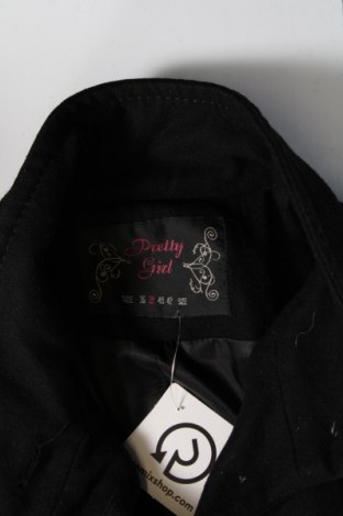 Дамско палто Pretty Girl, Размер M, Цвят Черен, Цена 21,70 лв.