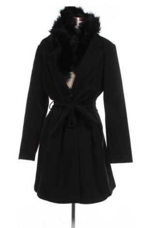 Γυναικείο παλτό VILA, Μέγεθος XL, Χρώμα Μαύρο, Τιμή 25,85 €