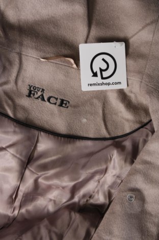 Γυναικείο παλτό Your Face, Μέγεθος M, Χρώμα  Μπέζ, Τιμή 7,58 €