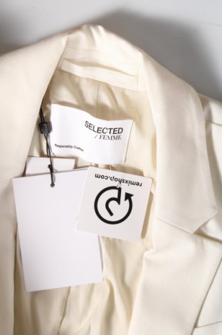 Γυναικείο σακάκι Selected Femme, Μέγεθος M, Χρώμα Λευκό, Τιμή 29,59 €