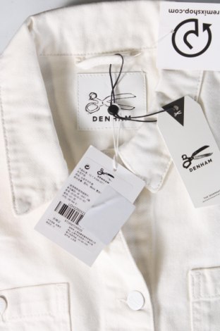 Γυναικείο μπουφάν Denham, Μέγεθος S, Χρώμα Λευκό, Τιμή 20,57 €