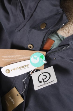 Γυναικείο μπουφάν Finside, Μέγεθος L, Χρώμα Γκρί, Τιμή 182,99 €