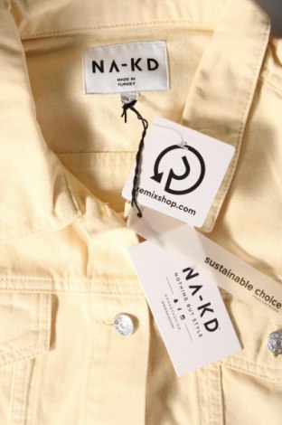 Γυναικείο μπουφάν NA-KD, Μέγεθος M, Χρώμα Κίτρινο, Τιμή 18,40 €