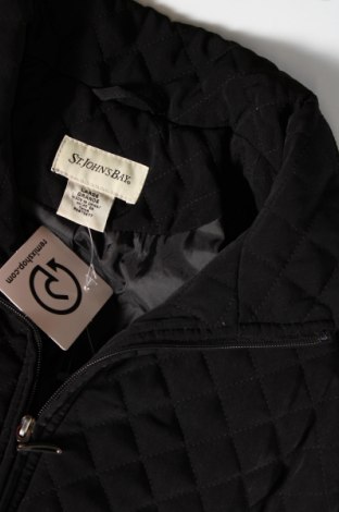 Γυναικείο μπουφάν St. John's Bay, Μέγεθος L, Χρώμα Μαύρο, Τιμή 5,34 €
