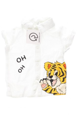 Детска риза SHEIN, Размер 6-9m/ 68-74 см, Цвят Бял, Цена 3,96 лв.