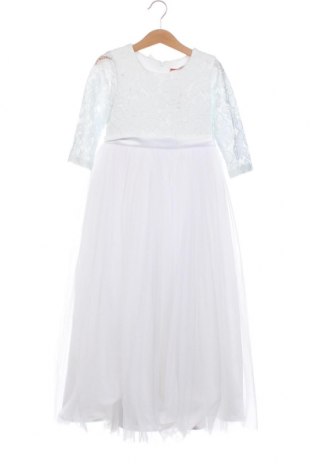 Детска рокля, Размер 5-6y/ 116-122 см, Цвят Бял, Цена 17,67 лв.