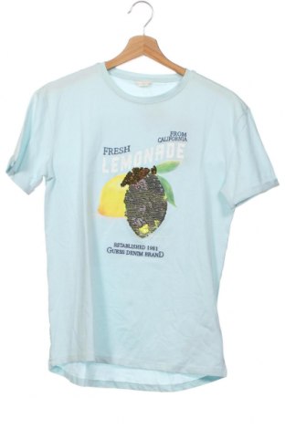 Tricou pentru copii Guess, Mărime 13-14y/ 164-168 cm, Culoare Albastru, Preț 43,47 Lei