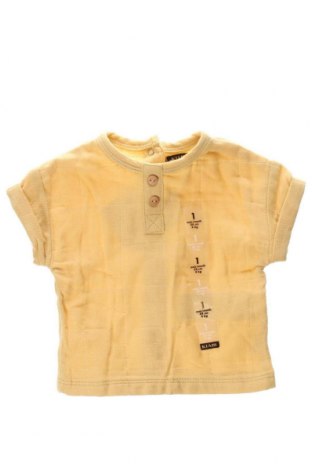 Детска тениска Kiabi, Размер 1-2m/ 50-56 см, Цвят Жълт, Цена 7,02 лв.