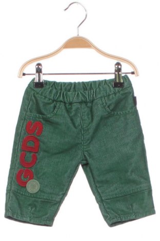 Pantaloni de catifea reiată, pentru copii GCDS, Mărime 3-6m/ 62-68 cm, Culoare Verde, Preț 108,06 Lei