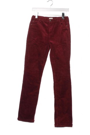 Pantaloni de catifea reiată, pentru copii Vertbaudet, Mărime 11-12y/ 152-158 cm, Culoare Roșu, Preț 17,96 Lei
