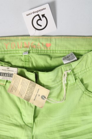 Детски панталон Tom Tailor, Размер 15-18y/ 170-176 см, Цвят Зелен, Цена 13,80 лв.
