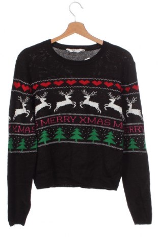 Детски пуловер H&M, Размер 14-15y/ 168-170 см, Цвят Черен, Цена 6,00 лв.