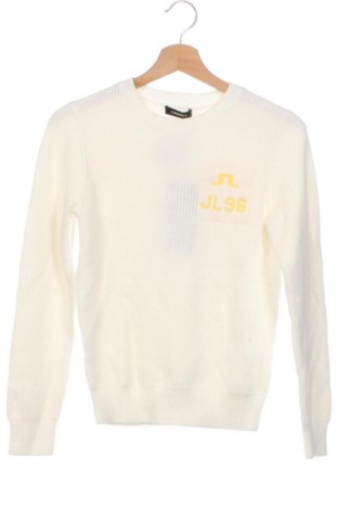 Детски пуловер J.Lindeberg, Размер 11-12y/ 152-158 см, Цвят Бял, Цена 66,15 лв.