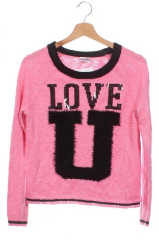 Детски пуловер Justice, Размер 15-18y/ 170-176 см, Цвят Розов, Цена 5,06 лв.