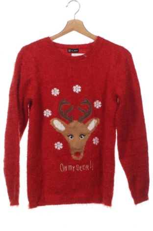 Детски пуловер Tex, Размер 13-14y/ 164-168 см, Цвят Червен, Цена 6,50 лв.