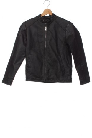 Detská kožená bunda  Produkt by Jack & Jones, Veľkosť 10-11y/ 146-152 cm, Farba Čierna, Cena  13,79 €