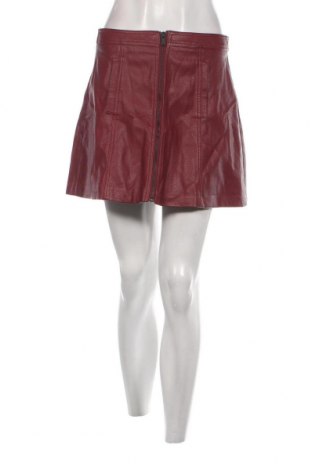 Δερμάτινη φούστα Bershka, Μέγεθος M, Χρώμα Κόκκινο, Τιμή 2,87 €