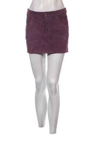 Δερμάτινη φούστα H&M Divided, Μέγεθος S, Χρώμα Βιολετί, Τιμή 11,12 €