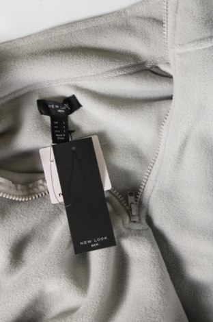 Ανδρική μπλούζα fleece New Look, Μέγεθος L, Χρώμα Γκρί, Τιμή 10,07 €