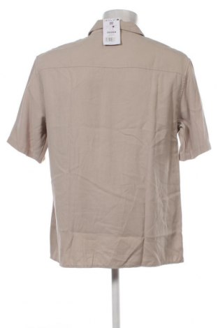 Мъжка риза Bershka, Размер L, Цвят Бежов, Цена 23,92 лв.