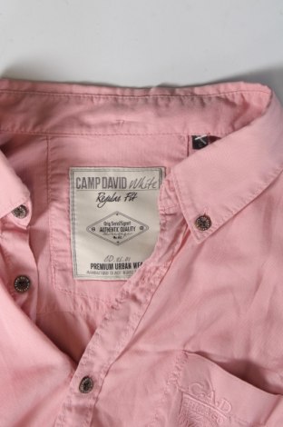 Ανδρικό πουκάμισο Camp David, Μέγεθος S, Χρώμα Ρόζ , Τιμή 4,82 €