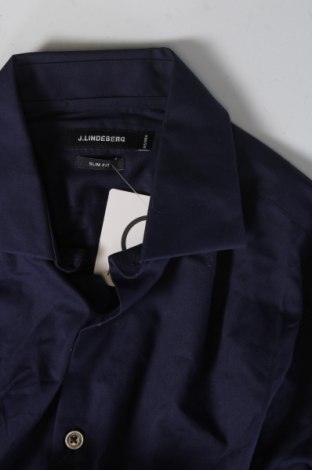 Ανδρικό πουκάμισο J.Lindeberg, Μέγεθος XS, Χρώμα Μπλέ, Τιμή 77,32 €