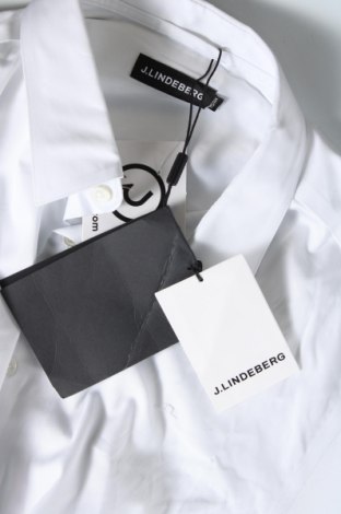 Ανδρικό πουκάμισο J.Lindeberg, Μέγεθος M, Χρώμα Λευκό, Τιμή 29,51 €