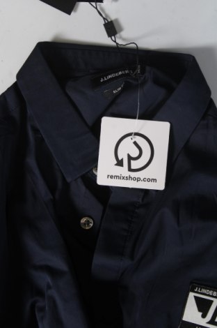 Ανδρικό πουκάμισο J.Lindeberg, Μέγεθος XS, Χρώμα Μπλέ, Τιμή 13,92 €