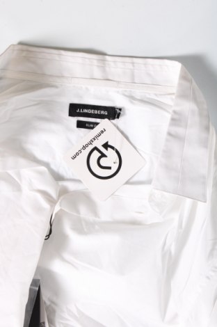 Ανδρικό πουκάμισο J.Lindeberg, Μέγεθος L, Χρώμα Λευκό, Τιμή 77,32 €