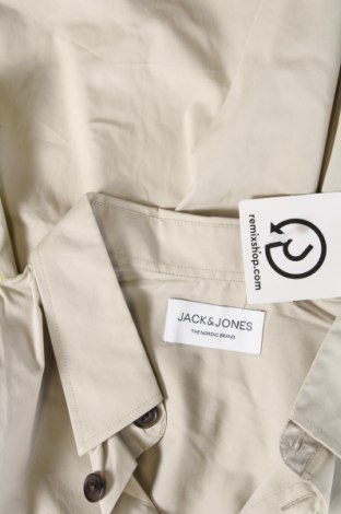 Ανδρικό πουκάμισο Jack & Jones, Μέγεθος S, Χρώμα  Μπέζ, Τιμή 6,66 €
