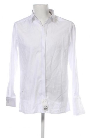 Ανδρικό πουκάμισο Olymp, Μέγεθος M, Χρώμα Λευκό, Τιμή 12,67 €