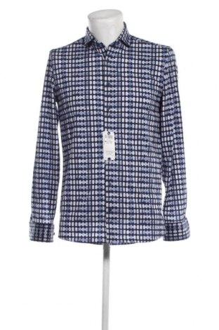 Ανδρικό πουκάμισο Olymp, Μέγεθος M, Χρώμα Μπλέ, Τιμή 7,84 €